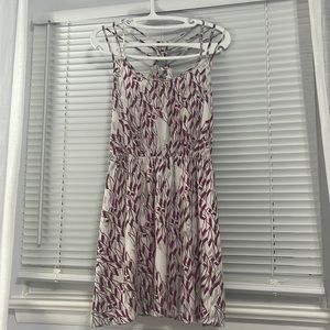 BCBG geo patterned mini dress